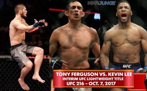 UFC 216: Тони Фергюсон - Кевин Ли за титул временного чемпиона UFC в лёгком весе