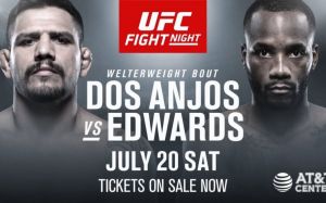 Файткард турнира UFC on ESPN 4: Рафаэль Дос Аньос - Леон Эдвардс