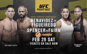 Где смотреть UFC Fight Night 169: Джозеф Бенавидез - Дейвисон Фигейреду