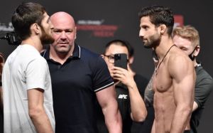 Видео боя Тагир Уланбеков - Аллан Насименту UFC 267