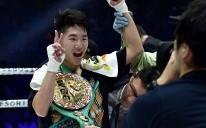 Кенширо Терайи остановил Хирото Киогучи, объединив титулы WBC и WBA в первом наилегчайшем весе