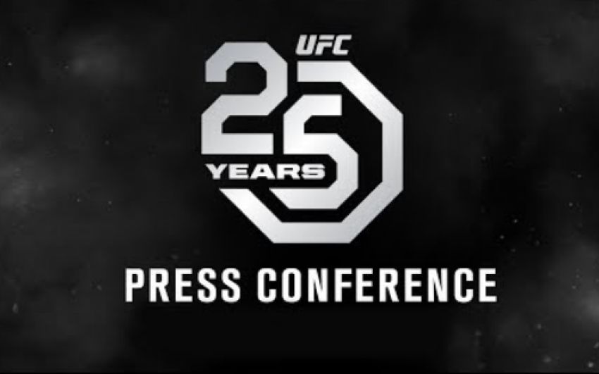 Прямая трансляция UFC 25th Anniversary Press Conference в Лос-Анджелесе