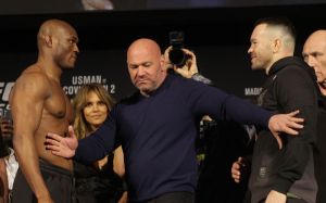 Видео боя Камару Усман - Колби Ковингтон UFC 268
