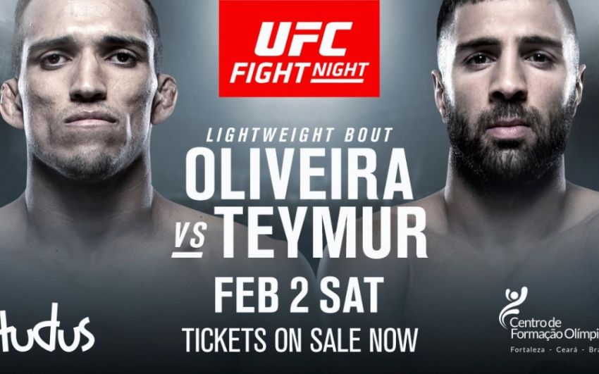 Чарльз Оливейра встретится с Дэвидом Теймуром на UFC on ESPN+ 2