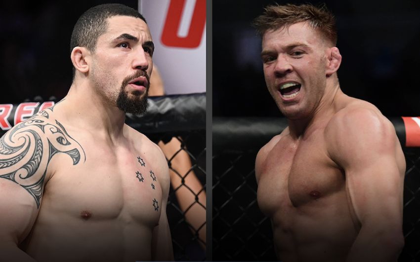 Роберт Уиттакер и Дрикус дю Плесси проведут претендентский бой на UFC 290