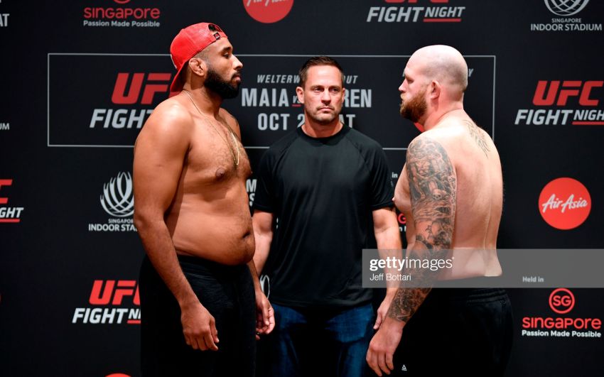 Видео боя Джефф Хьюз - Рафаэль Пессоа UFC Fight Night 162