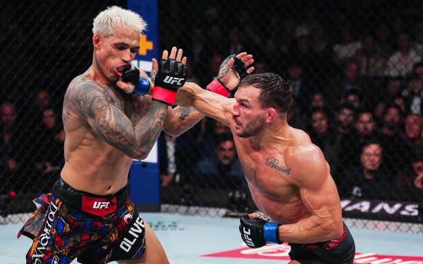Майкл Чендлер не смог взять реванш у Чарльза Оливейры на UFC 309