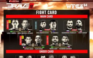Прямая трансляция WFCA 54/Brave CF 18: Лукас Минейро – Абдул Карем Эль-Сельвади