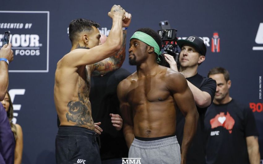 Видео боя Андре Фили - Содик Юсуфф UFC 246