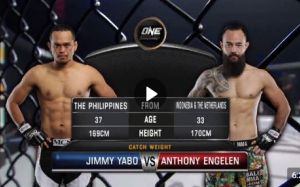 Видео боя Энтони Энгелен - Джими Ябу One Championship: Warrior's Dream