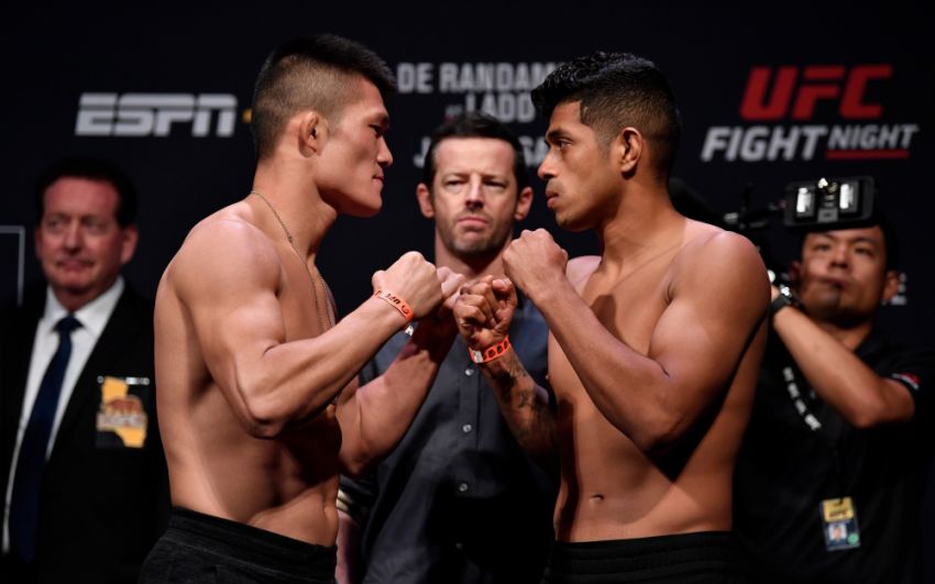 Видео боя Пинюань Лю - Джонатан Мартинес UFC on ESPN+ 13
