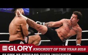 Нокаут 2016 года от промоушена GLORY - Гуто Иносенте
