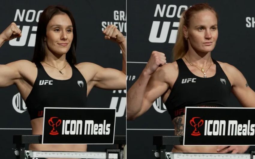 Результаты взвешивания Noche UFC