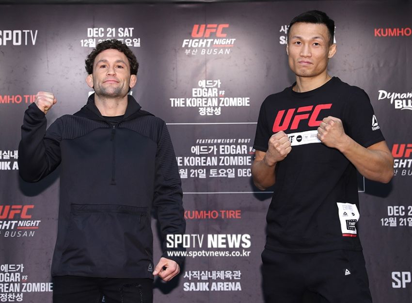 Стердауны и открытые тренировки перед турниром UFC Fight Night 165: Фрэнки Эдгар - "Корейский Зомби"
