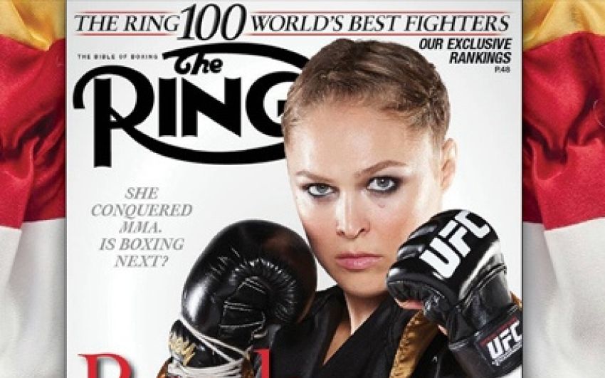 Позор джунглей. Метелка из UFC попала на обложку боксерского журнала \"Ринг\"