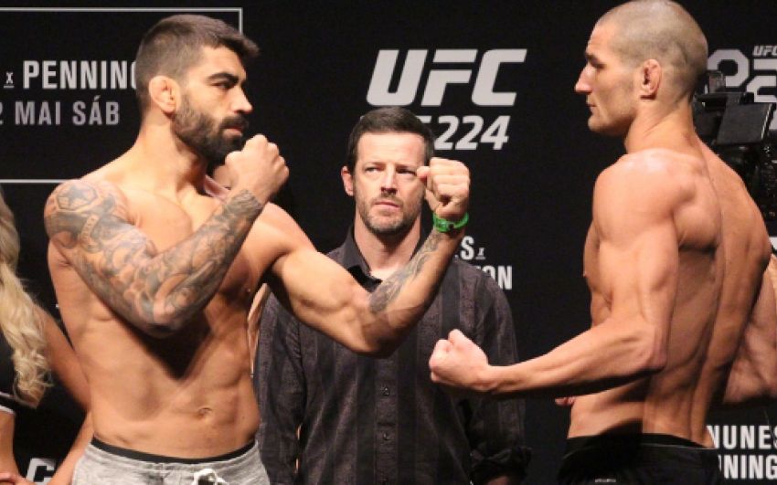 Видео боя Элизеу Залески - Шон Стриклэнд UFC 224