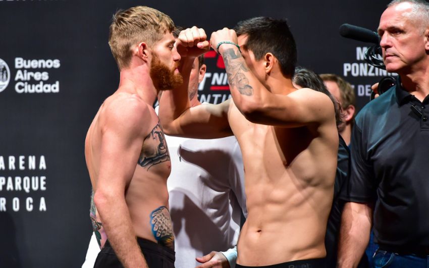 Видео боя Девин Пауэл - Хесус Пинедо UFC Fight Night 140