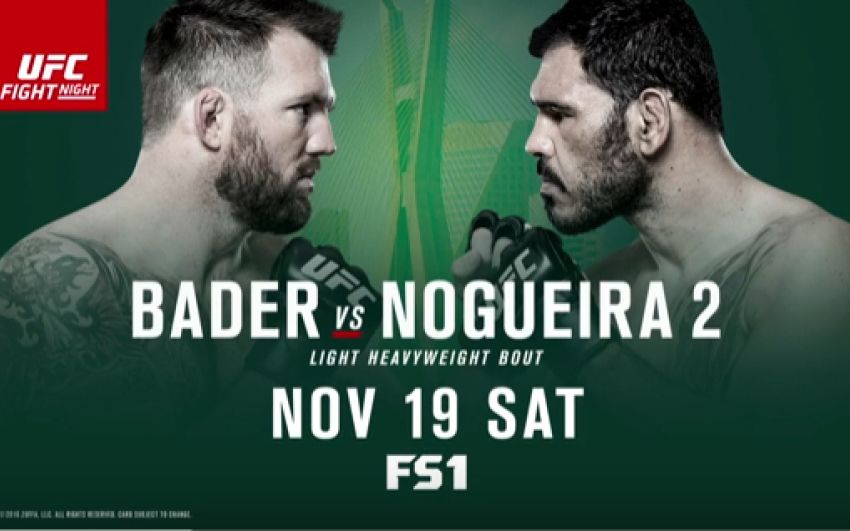 Прямая трансляция UFC Fight Night 100 Райан Бейдер - Антонио Роджерио Ногейра 2