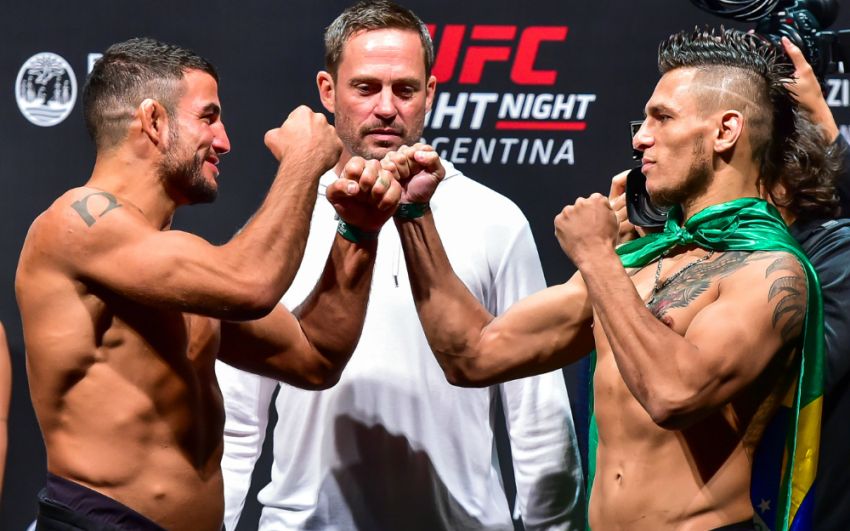Видео боя Нэд Наримани - Андерсон дос Сантос UFC Fight Night 140