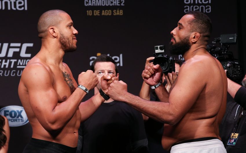 Видео боя Сирил Гэйн - Рафаэль Пессоа UFC Fight Night 156
