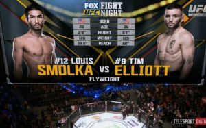 Видео боя Тим Эллиотт - Луис Смолка UFC on Fox 24