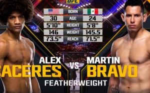 Видео боя Алекс Касерес — Мартин Браво TUF 27