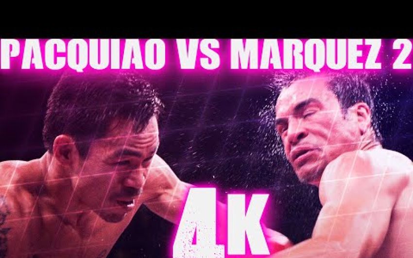 Яркие моменты боя Мэнни Пакьяо - Хуан Мануэль Маркес 2 в 4K