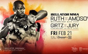 Файткард турнира Bellator 239: Эд Рут - Ярослав Амосов
