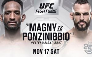 Прямая трансляция UFC Fight Night 140: Сантьяго Понзиниббио - Нил Магни