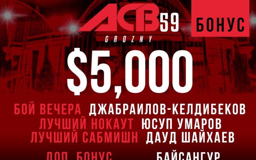 Бонусы ACB 59
