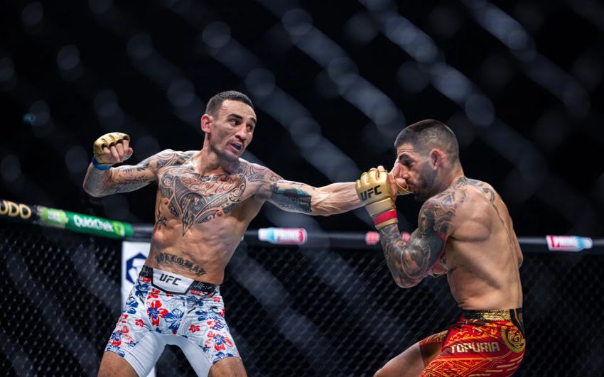 Видео боя Илия Топурия – Макс Холлоуэй UFC 308