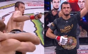 Видео боя Усман Нурмагомедов – Брент Примус Bellator 300