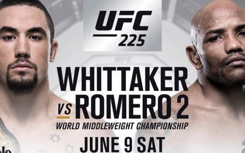 Видео боя Роберт Уиттакер - Йоэль Ромеро II UFC 225