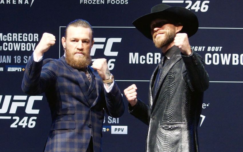 Конор МакГрегор заявил, что турнир UFC 246 с его участием стал самым прибыльным ивентом 2020 года