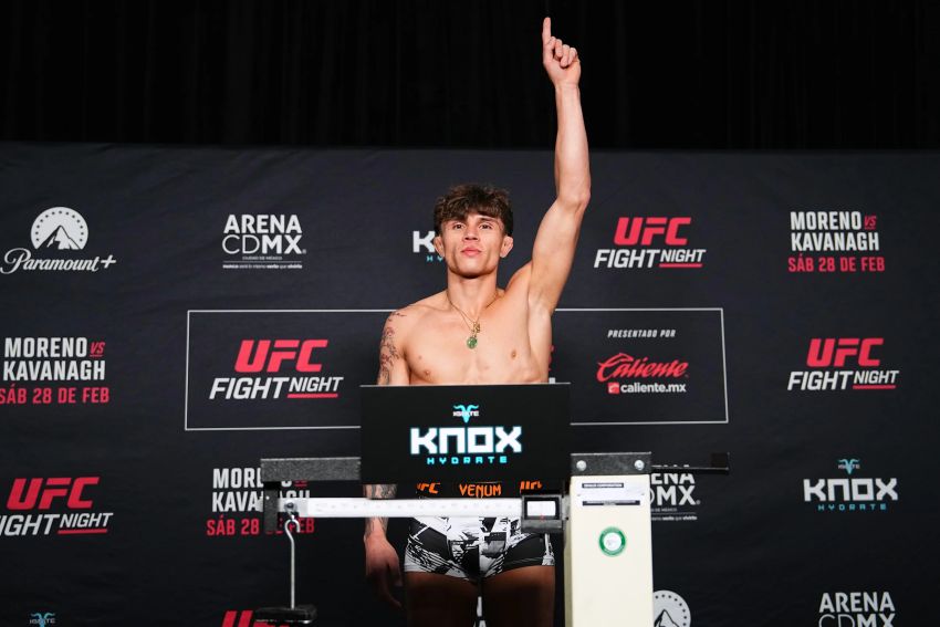 Результаты взвешивания турнира UFC Fight Night 268