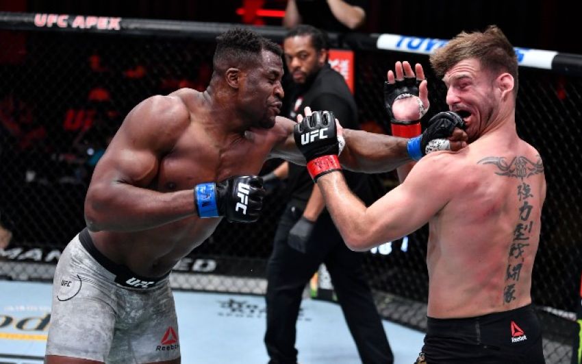 Фрэнсис Нганну оценил работу Херба Дина в бою с Миочичем на UFC 260: "Ему следовало вручить бонус за лучшее выступление вечера"