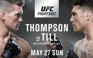 Прямая трансляция UFC Fight Night 130: Стивен Томпсон - Даррен Тилл