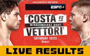 Результат турнира UFC Fight Night 196