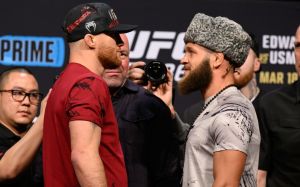 Джастин Гэтжи и Рафаэль Физиев проведут матч-реванш на UFC 313