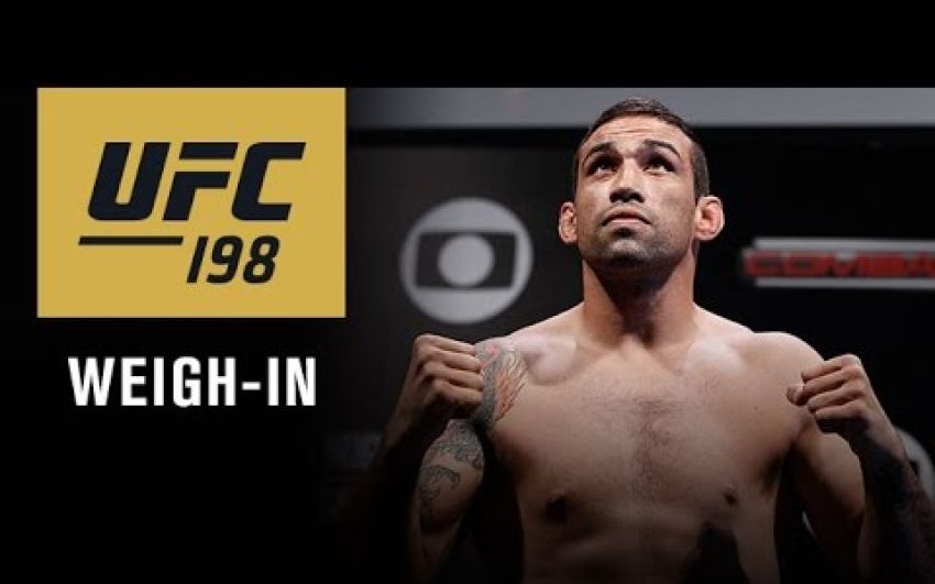 Взвешивание UFC 198