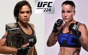 Видео боя Аманда Нуньес - Ракель Пеннингтон UFC 224