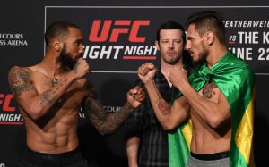 Видео боя Андре Эвелл - Андерсон Дос Сантос UFC Fight Night 154 