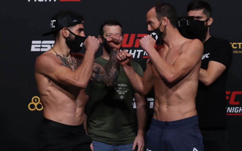 Видео боя Дэймон Джексон - Илия Топурия UFC on ESPN 19