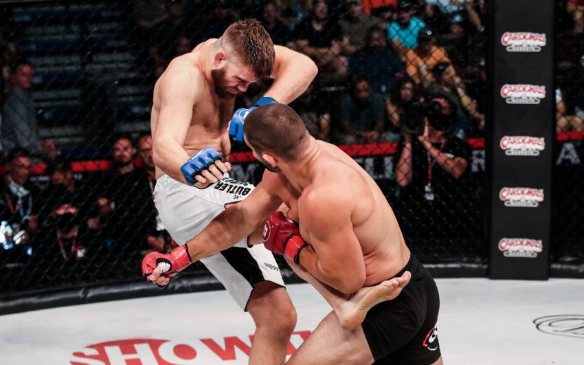 Видео боя Валентин Молдавский - Стив Моури Bellator 298