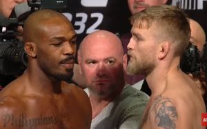 Битва взглядов на взвешивании перед турниром UFC 232: Джонс - Густафссон 2