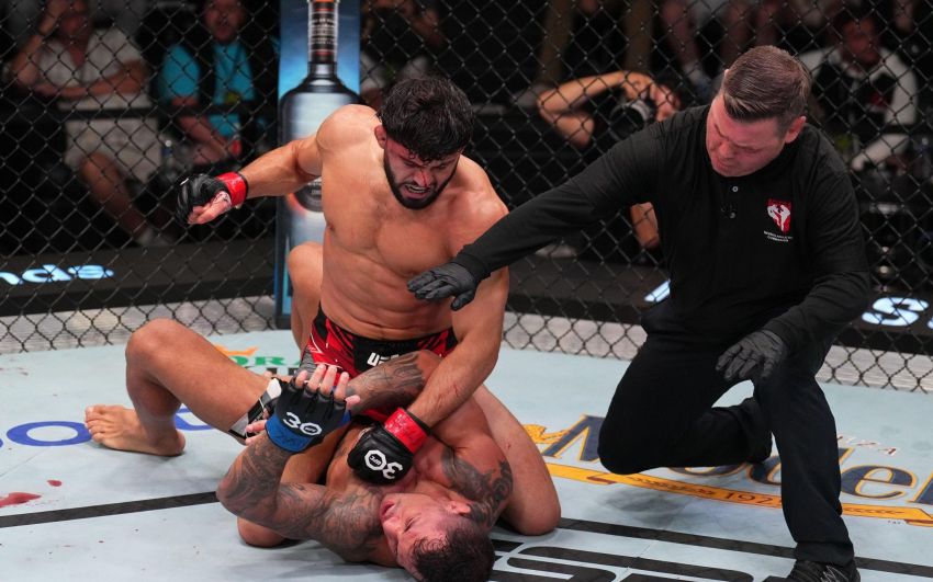 Арман Царукян финишировал Хоакима Сильву на UFC on ESPN 47