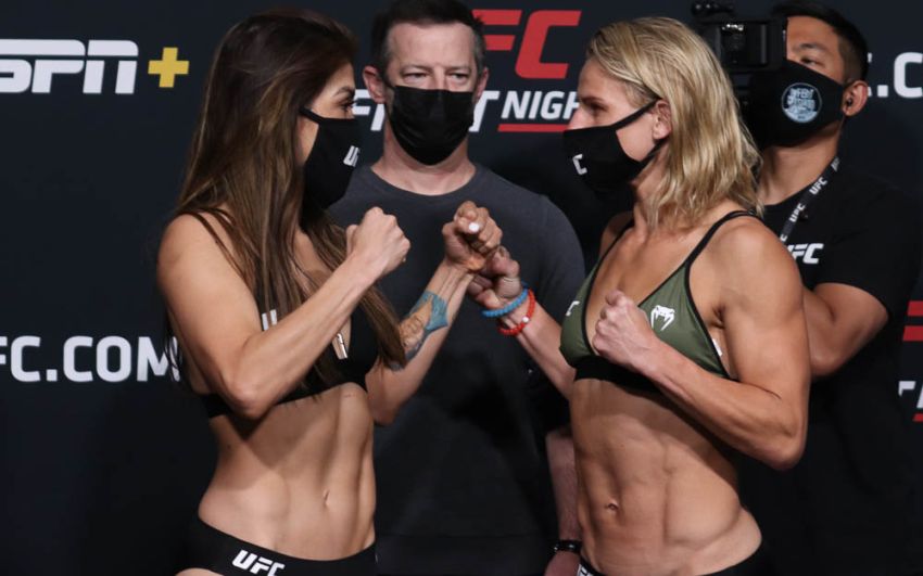 Видео боя Трейси Кортес - Джастин Киш UFC on ESPN 22