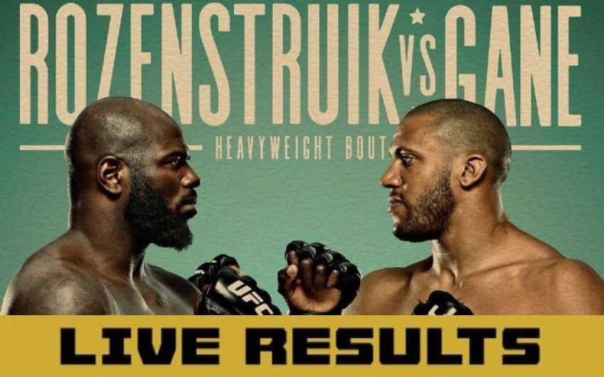 Результаты турнира UFC Fight Night 186: Жаирзиньо Розенструйк - Сирил Ган