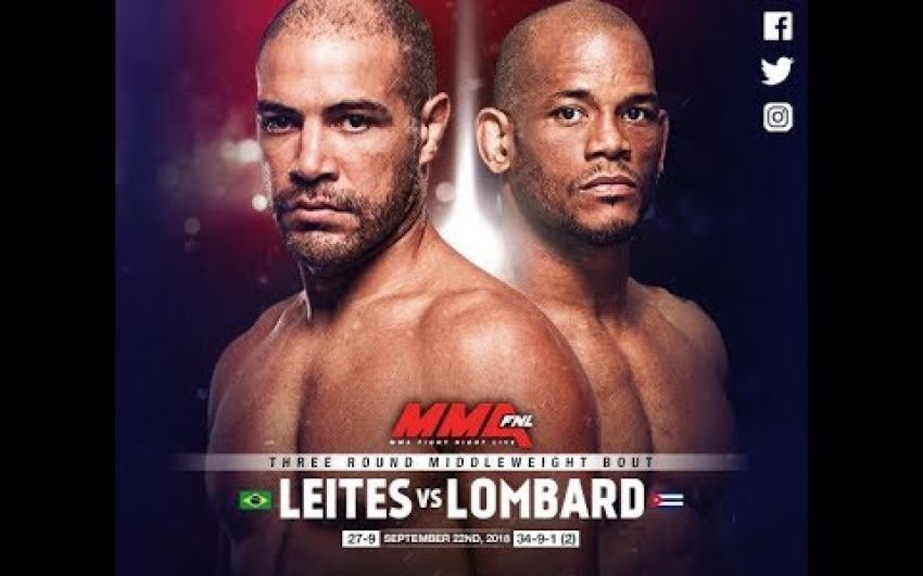 Видео боя Талес Лейтес - Гектор Ломбард UFC Fight Night 137