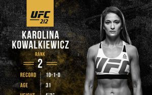 Видео боя Клаудиа Гаделья – Каролина Ковалькевич UFC 212